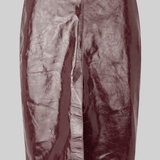 Second Female Queens Leather Skirt | Bitter Chocolate
