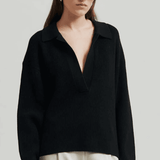 Second Female Colada Knit Collar | Black