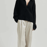 Second Female Colada Knit Collar | Black
