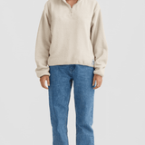 ORTC Sherpa Fleece Quarter Zip | Natural