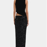 SIR. Vittoria Wrap Skirt | Midnight Floral