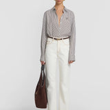 Viktoria & Woods Trinity Shirt | Cocoa Stripe