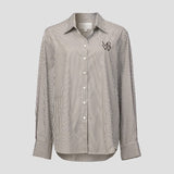 Viktoria & Woods Trinity Shirt | Cocoa Stripe