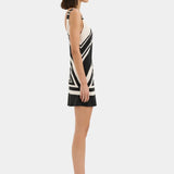 SIR. Pietra Scoop Mini Dress | Milano Nero