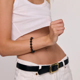 Cendre Constance Bracelet | Black Agate