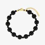 Cendre Constance Bracelet | Black Agate