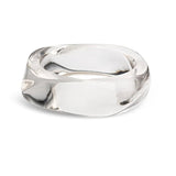 NOAH The Label Resin Cloudy Bangle | Clear
