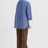 Blanca Opal Shirt | Blue/White