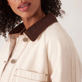 Ceres Life Denim Barn Jacket | Natural Ecru