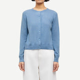 Samsoe Samsoe Saboston Cardigan | Denim Blue Melange