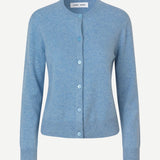 Samsoe Samsoe Saboston Cardigan | Denim Blue Melange