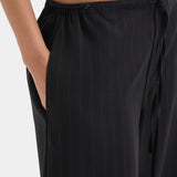 SIR. Sorrentino Drawstring Pant | Red Pinstripe