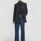 Viktoria & Woods Collective Blazer | Black Wool Double Breasted