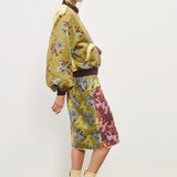 ALEMAIS Adriana Jacquard Bomber Jacket