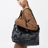 St Agni Woven Large Tote | Black