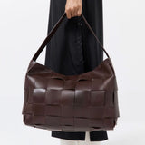 St Agni Woven Large Tote | Chocolate