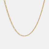 Saint Valentine Figaro Chain Necklace | Gold