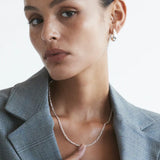 Saint Valentine Figaro Chain Necklace | Silver