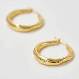 Brie Leon Organica Hoop Earrings Small | Gold
