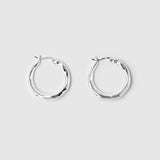 Brie Leon Organica Hoop Earrings Small | Silver