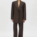 Camilla and Marc Piero Belted Blazer | Silver Bark Brown