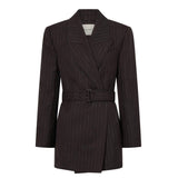 Camilla and Marc Piero Belted Blazer | Silver Bark Brown