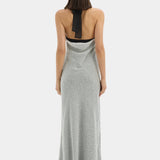 SIR. Lisander Halter Midi Dress | Polka Dot Bianca