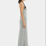 SIR. Lisander Halter Midi Dress | Polka Dot Bianca