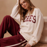 Ceres Life Isla Oversized Slouchy | Winter White Heritage Logo
