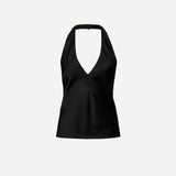 Viktoria & Woods Evian Halter Top | Black