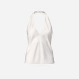 Viktoria & Woods Evian Halter Top | Ivory