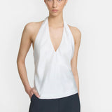 Viktoria & Woods Evian Halter Top | Ivory
