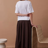 Ceres Life Florence Maxi Skirt | Chocolate
