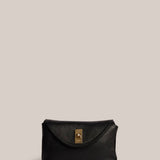 Vestirsi Sloane Mini Leather Convertible Clutch | Black