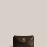 Vestirsi Sloane Mini Leather Convertible Clutch | Dark Chocolate