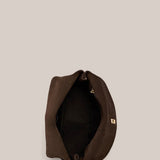 Vestirsi Sloane Suede Convertible Clutch | Dark Chocolate