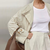 Vestirsi Harper Leather Hobo | Chocolate