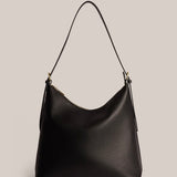 Vestirsi Harper Large Leather Hobo | Black