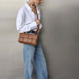 Vestirsi Margot Woven Baguette | Chestnut