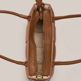 Vestirsi Margot Woven Baguette | Chestnut