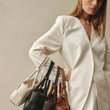 Vestirsi Margot Woven Baguette | Ivory