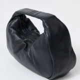 St Agni Perforated Mini Bon Bon Bag | Black