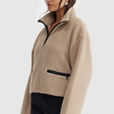 ORTC Addison Sherpa Fleece Quarter Zip | Teddy