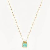 MISSOMA Lena Charm Necklace | Gold/Amazonite (PRE-ORDER)