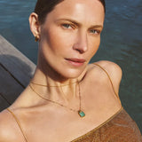 MISSOMA Lena Charm Necklace | Gold/Amazonite (PRE-ORDER)