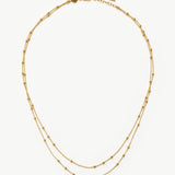 MISSOMA Double Chain Necklace | Gold (PRE-ORDER)