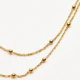 MISSOMA Double Chain Necklace | Gold (PRE-ORDER)