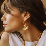 MISSOMA Zenyu Chandelier Small Hoop Earrings | Gold (PRE-ORDER)