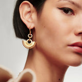 MISSOMA Zenyu Chandelier Small Hoop Earrings | Gold (PRE-ORDER)