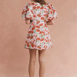 LOVAAN Adeline Mini Dress | Aster Floral